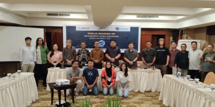 Peserta Public Hearing on trustworthy news indicators. (Foto:istimewa).