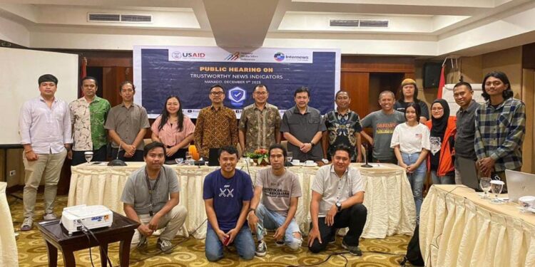 Peserta Public Hearing on Trustworthy News Indicators di Konferwil ke III AMSI Sulut. (Foto: istimewa).