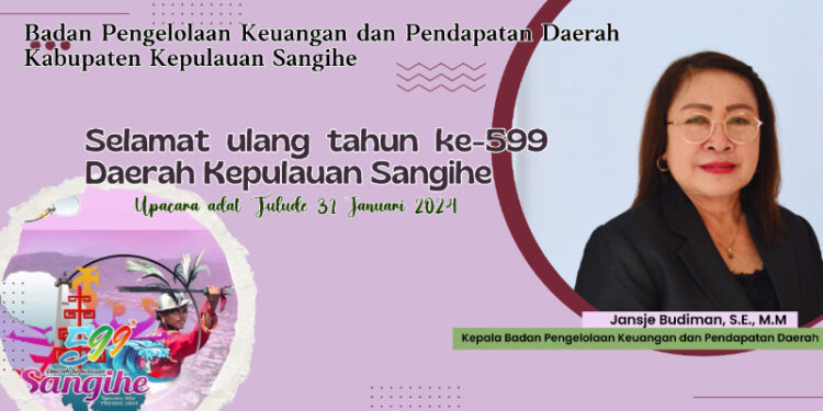 Foto: Kepala Badan Pengelolaan Keuangan dan Pendapatan Daerah Kabupaten Kepulauan Sangihe, Jansje Budiman, S.H., M.M (Dok. Istimewa)