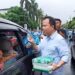 Tim Kampanye Prabowo-Gibran Sulut Bagi-bagi Makanan