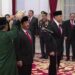 Jokowi Lantik Hadi Tjahjanto Menko Polhukam dan AHY Menteri ATR/BPN