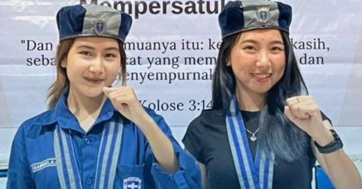 Gabriela Michel Thomas dan Afhey Ang Wansaga. (foto: istimewa)