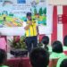 Kepala BWSS I Sugeng Harianto memberikan edukasi pada siswa-siswi SDN 98 Manado menyangkut pentingnya air bagi kehidupan manusia. (foto: barta1)