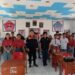 Tim sosialiasi Polimdo saat berada di salah satu sekolah di Sulut. (Foto: istimewa)
