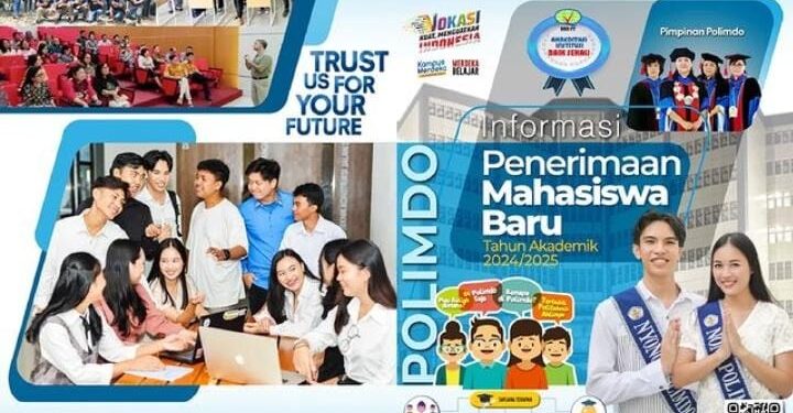 Pamflet penerimaan mahasiswa baru Polimdo (Foto: istimewa)