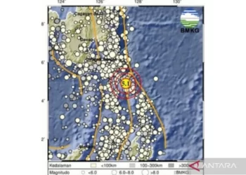 Gempa Magnitudo 5,1 Goyang Talaud Sulawesi Utara
