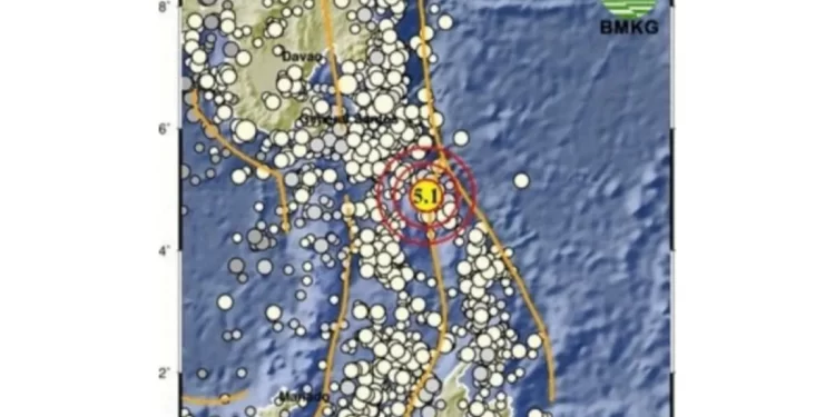 Gempa Magnitudo 5,1 Goyang Talaud Sulawesi Utara
