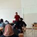 Sekretaris Jurusan Teknik Elektro Politeknik Negeri Manado, Marson Budiman SST., M.T Saat memberikan penjelasan. (Foto: Meikel/barta)
