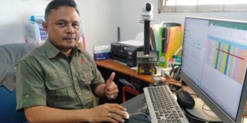 Sekjur Teknik Elektro Polimdo, Marson James Budiman. (Foto: meikel/barta)