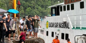 Evakuasi Warga Tagulandang. (foto: istimewa)