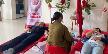 Proses Donor Darah di GU Polimdo. (Foto: istimewa)