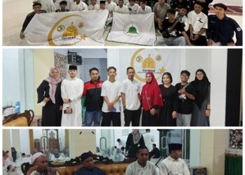 Momen Buka Puasa Bersama dan Berbagi BKel Oi Hidup Manado, Remaja Masjid AL-ILHAM Sumompo dan Remaja Masjid AN'NI'MAH Tuna B. (foto: istimewa)