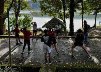 Atlet Arung Jeram Sulut Berlatih. (Foto: istimewa)