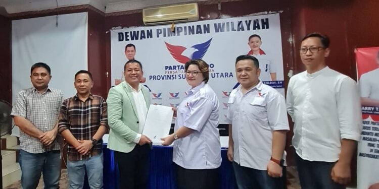 Irwan Hasan menerima restu dari Partai Perindo untuk maju ke Pilkada Kabupaten Kepulauan Talaud