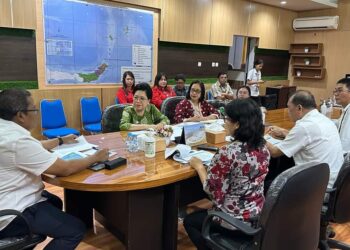 Foto: Pj. Bupati Rinny Tamuntuan saat mengunjungi Balai Prasarana Pemukiman Wilayah Provinsi Sulawesi Utara. (Dok. Istimewa)