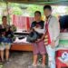 Penyerahan bantuan langsung ke Mayarakat terdampak Gunung Ruang. (Foto: istimewa)