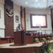 Ketua Bapemperda DPRD Provinsi Sulut, Careig N. Runtu, saat membacakan sambutannya. (Foto: meikel/barta)