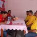 Yopi Saraung, S.E bersama sejumlah pengurus Partai Golkar saat mendaftar sebagai bakal calon Bupati di sekretariat PSI.