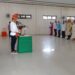 Ketua Bawaslu Kabupaten Kepulauan Talaud, Zenith Timotius Anaada, S.IP saat melantik 57 Panwaslu Kecamatan.