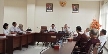 BP2W Sulut bersama Komisi III DPRD Sulut. (Foto: meikel/barta)