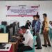 Pelaksanaan Tes tertulis untuk calon PPK yang digelar KPU Minahasa Tenggara. (foto: KPU Mitra.)