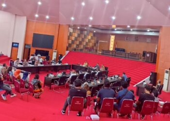 Situasi RDP DPRD Kota Bitung membahas persoalan hak ASN. (foto: istimewa)