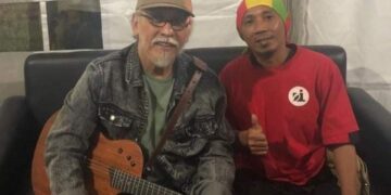 Iwan Fals bersama Ketua BPW Oi Sulut, Bambang Amiri. (Foto : istimewa)