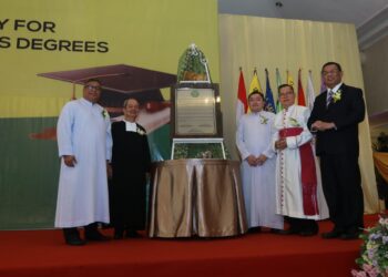 Pimpinan Unika De La Salle Manado. (Foto: istimewa)