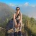 Lishaa Maramis saat berada di Puncak Gunung Empung. (Foto: istimewa)
