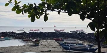 Pantai Karang Ria Manado. (Foto : istimewa)