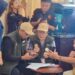 Petugas Pantarlih didampingi Komisioner KPU Sulut Lanny Ointoe melakukan proses coklit pada Gubernur Sulut Olly Dondokambey. (foto Barta1)