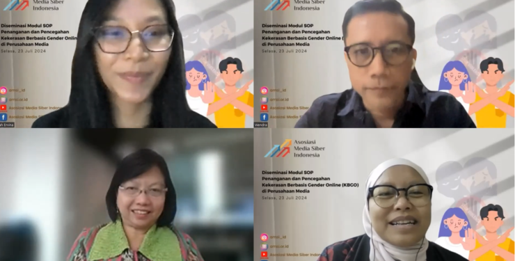 AMSI Susun Modul dan SOP Penanganan Pencegahan Kekerasan Berbasis Gender Online