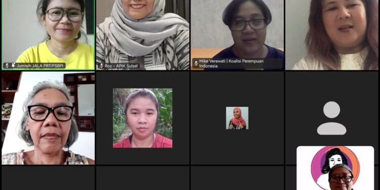 Pertemuan Jaringan masyarakat sipil kebijakan adil gender. (Foto: istimewa)