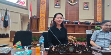 Anggota DPRD Provinsi Sulut, Cindy Wurangian. (Foto: meikel/barta)