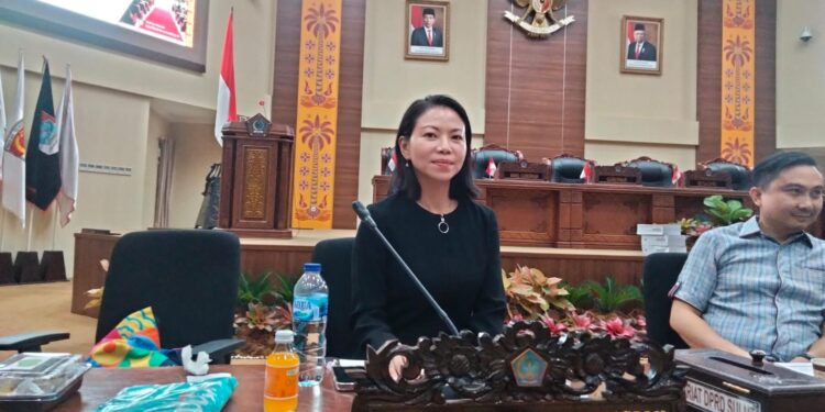 Anggota DPRD Provinsi Sulut, Cindy Wurangian. (Foto: meikel/barta)