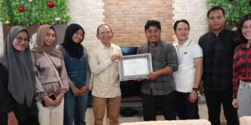 Pertemuan Pengurus Dinding Manado bersama pemilik media Redaksisatu.com