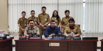 RDP Komisi 1 DPRD Provinsi Sulut bersama Kominfo. (Foto: istimewa)