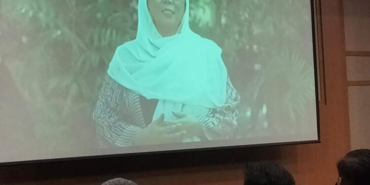 Koordinator Nasional Jaringan Gusdurian, Hj. Alissa Qotrunnada Munuwaroh Wahid. (Foto: meikel/barta)