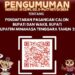 KPU Minahasa Tenggara Umumkan Pendaftaran Pasangan Calon Bupati dan Wakil Bupati Tahun 2024
