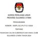 KPU Umumkan Pendaftaran Pasangan Calon Gubernur dan Wakil Gubernur Sulut Tahun 2024