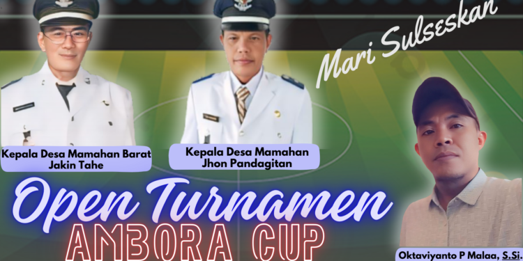Poster open turnamen Ambora Cup.