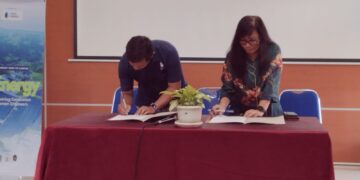 Penandatanganan MoU Vena Energy bersama Polimdo. (Foto: istimewa)