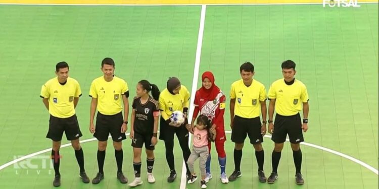 Futsal Putri Sulut Kalahkan FC Junior Kalbar 5-2, Valencia Antogia jadi Bintang