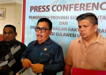 Pimpinan Komisi 1 DPRD Provinsi Sulut. (Foto: meikel/barta)