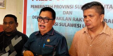 Pimpinan Komisi 1 DPRD Provinsi Sulut. (Foto: meikel/barta)