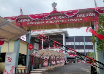 Gedung DPRD Provinsi Sulut. (Foto; meikel/barta)