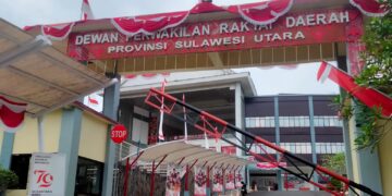 Gedung DPRD Provinsi Sulut. (Foto; meikel/barta)