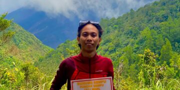 Frederik Octavianus Taliwongso di Gunung Sempu. (Foto: istimewa)