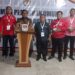 Berlangsungnya konferensi pers usai penyerahan berkas perbaikan pasangan MAP - AYS.