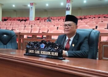 Anggota DPRD Provinsi Sulut, Louis Carl Schramm. (Foto; meikel/barta)